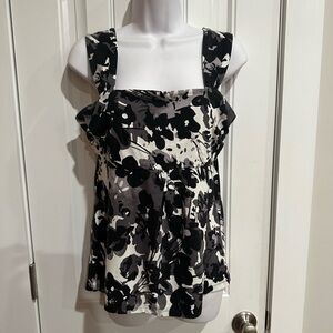 Ann Taylor Square Neck, Wide Strap Top, Size M